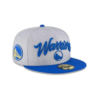 Golden State Warriors Gorra | New Era NBA Draft 59fifty Fitted Cap Mexico - Grises